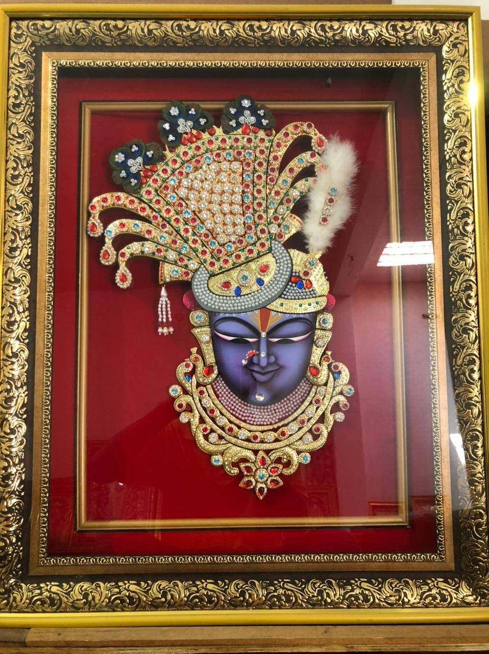 Shrinathji Golden Crown Wallpaper