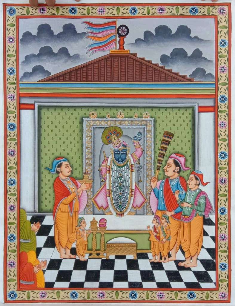 Shrinathjiwird Von Hindus Verehrt. Wallpaper
