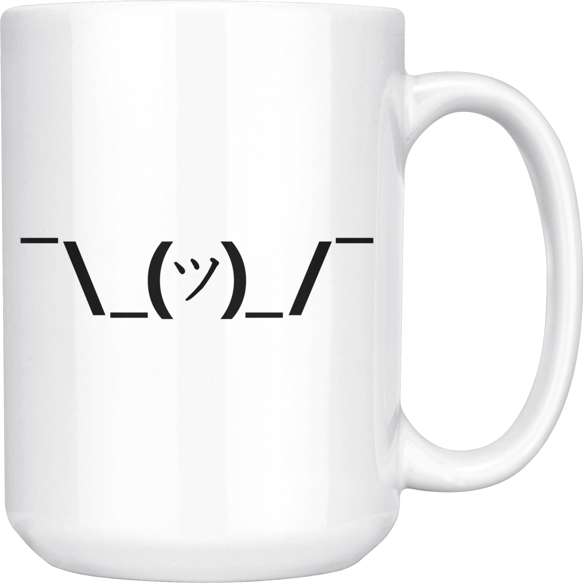 Shrug Emoji Printed Mug PNG