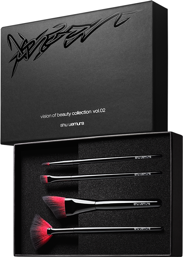 Shu Uemura Makeup Brush Set PNG