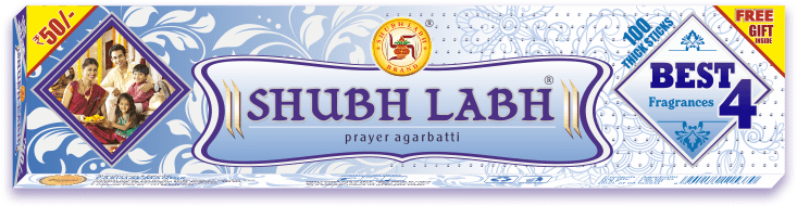 Shubh Labh Prayer Agarbatti Packaging PNG