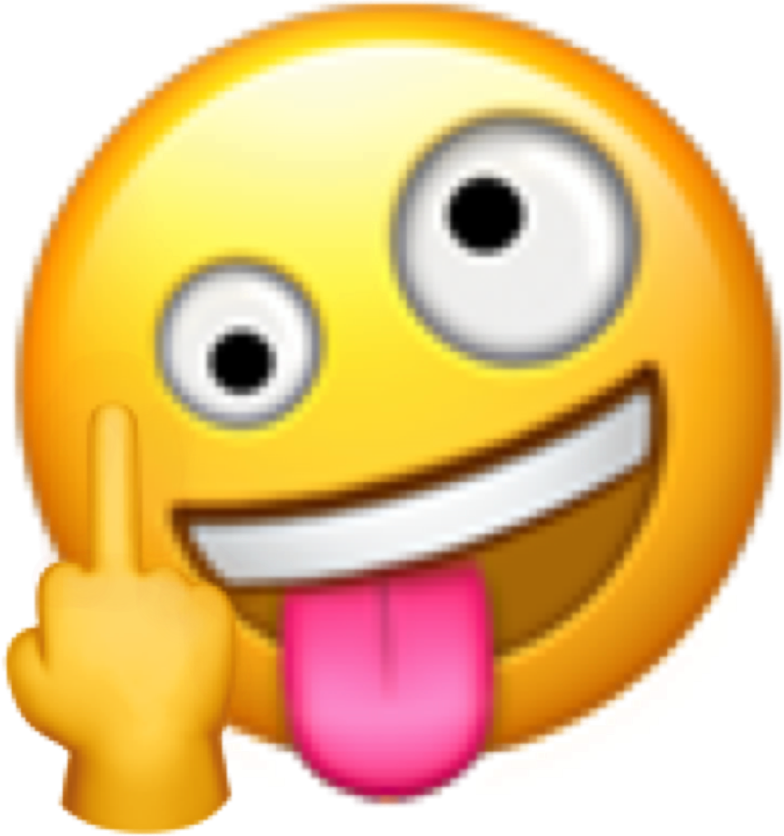 Shushing Face Emojiwith Tongue Out PNG