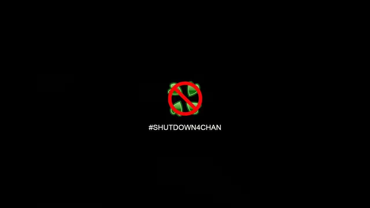 Shutdown4chan Campaign Graphic Wallpaper