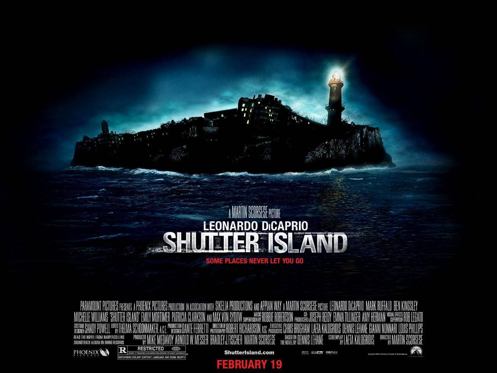 Shutter Island Thriller Movie Poster Background