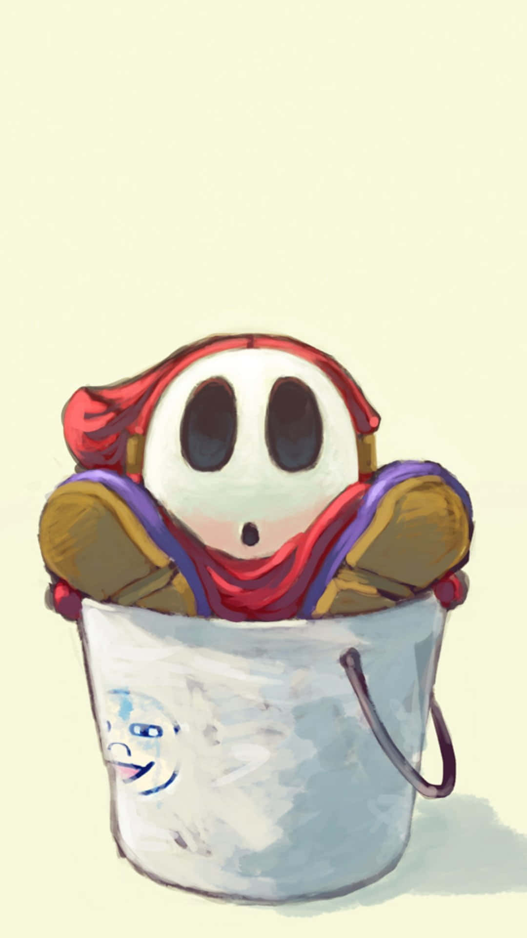 Shy Guy Concealing Face With Baseball Cap Wallpaper