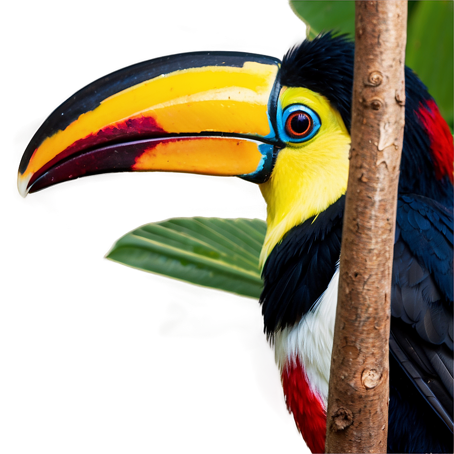 Shy Toucan Hiding Png 06112024 PNG