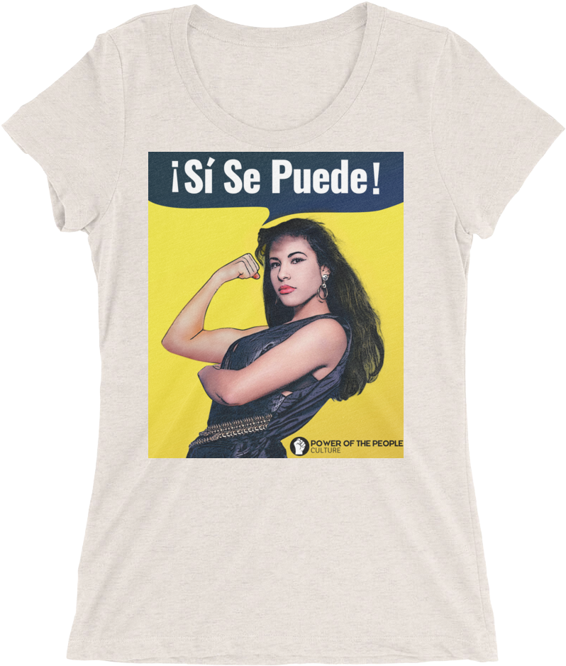 Si Se Puede Selena Tshirt Design PNG