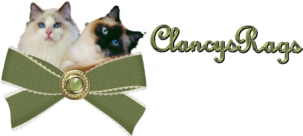Siameseand Ragdoll Cats Clancys Rags Logo PNG