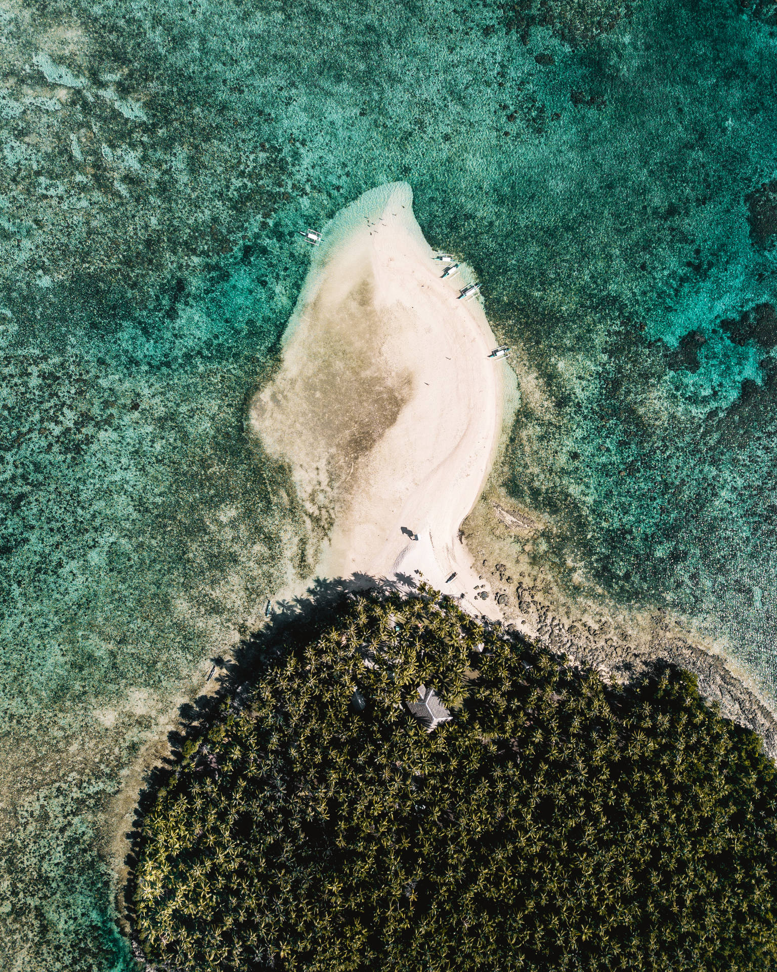 Siargao Island Kawhagan Top Aerial wallpaper