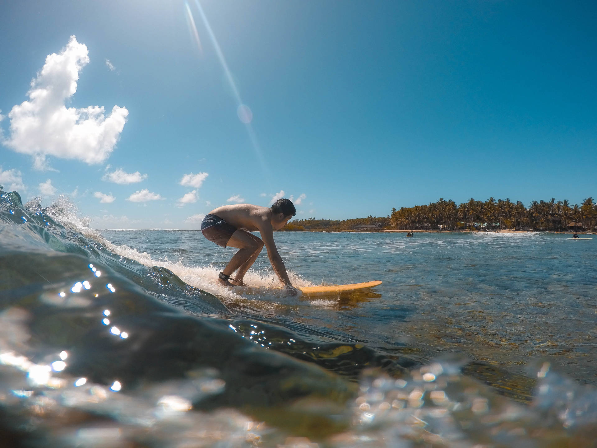 Siargao Island Surfing Wallpaper
