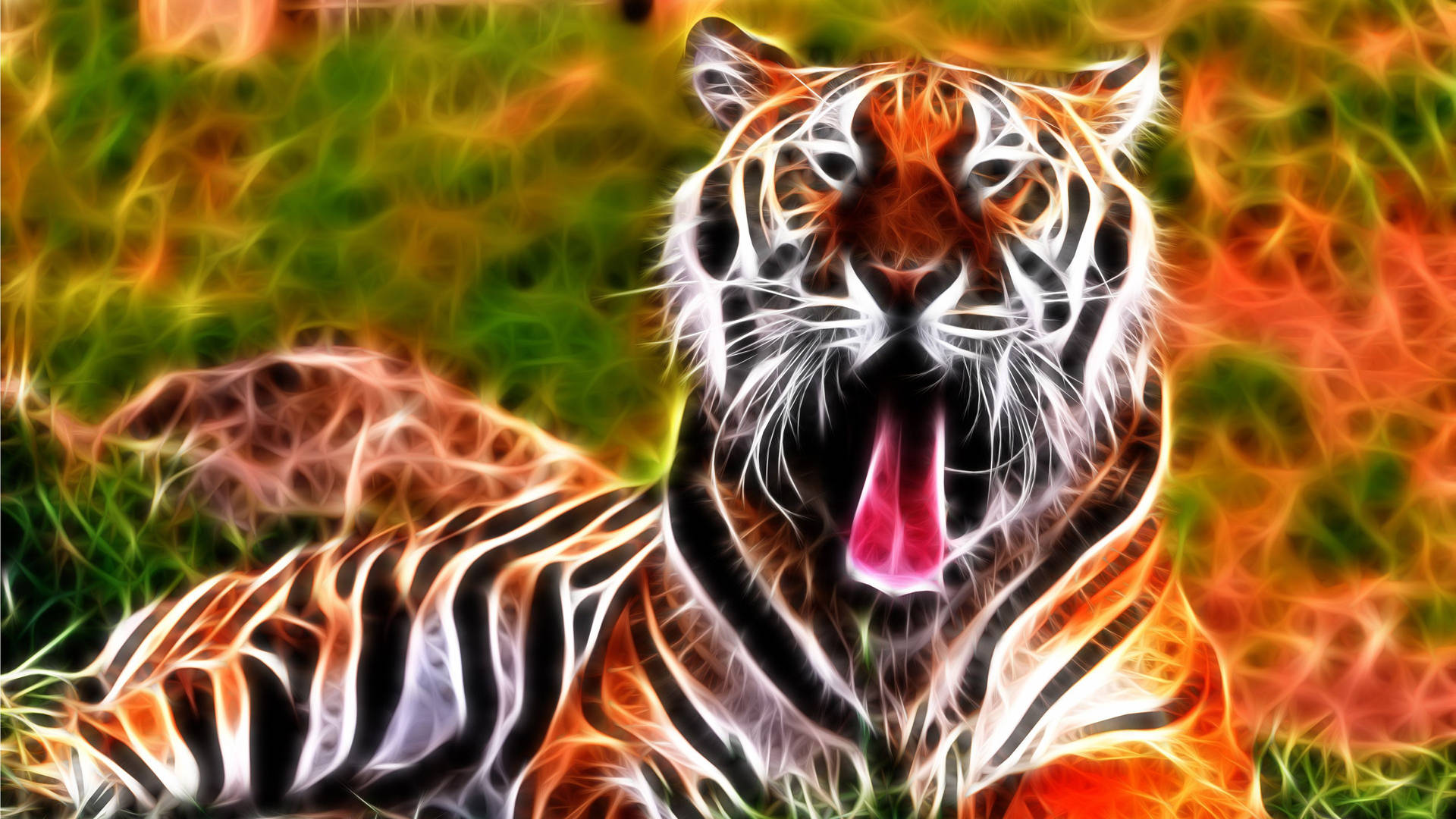 Siberian Tiger Live 3d Background