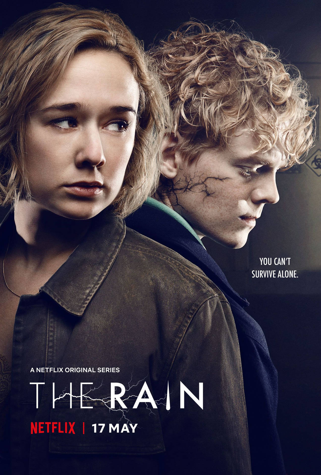 Søskende Simone og Rasmus i Netflix-serien The Rain Wallpaper