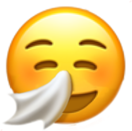 Sick Emoji Blowing Nose PNG