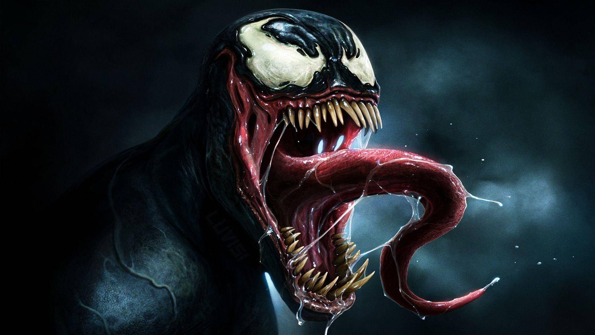 Sick Venom Tongue Wallpaper