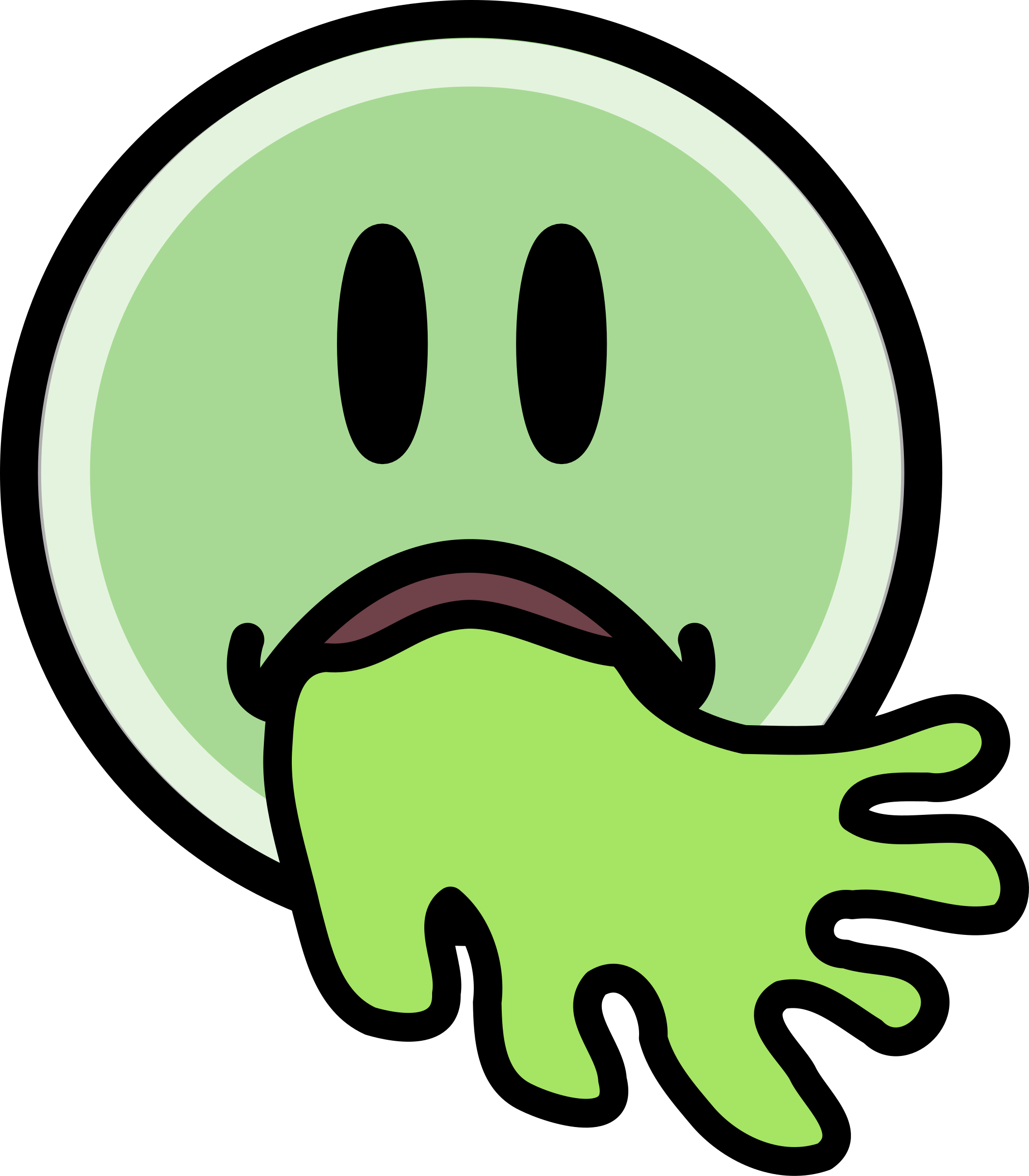 Download Sick Emoji Vomiting Green Substance