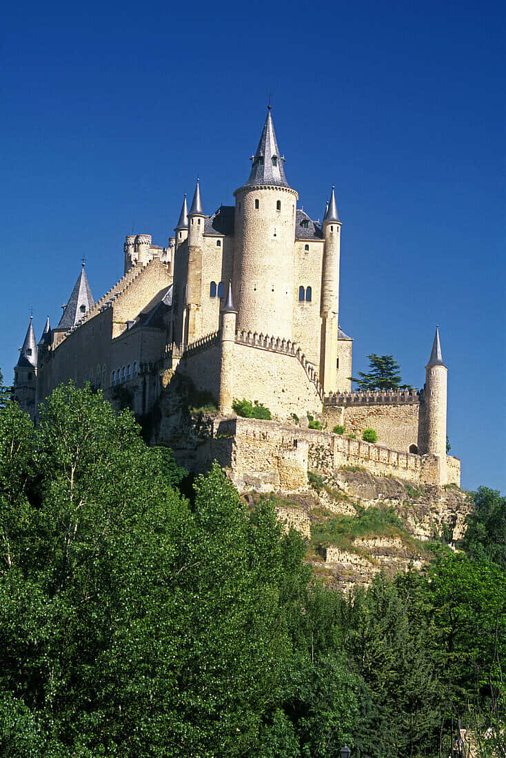 Side Of Segovia Castle Wallpaper