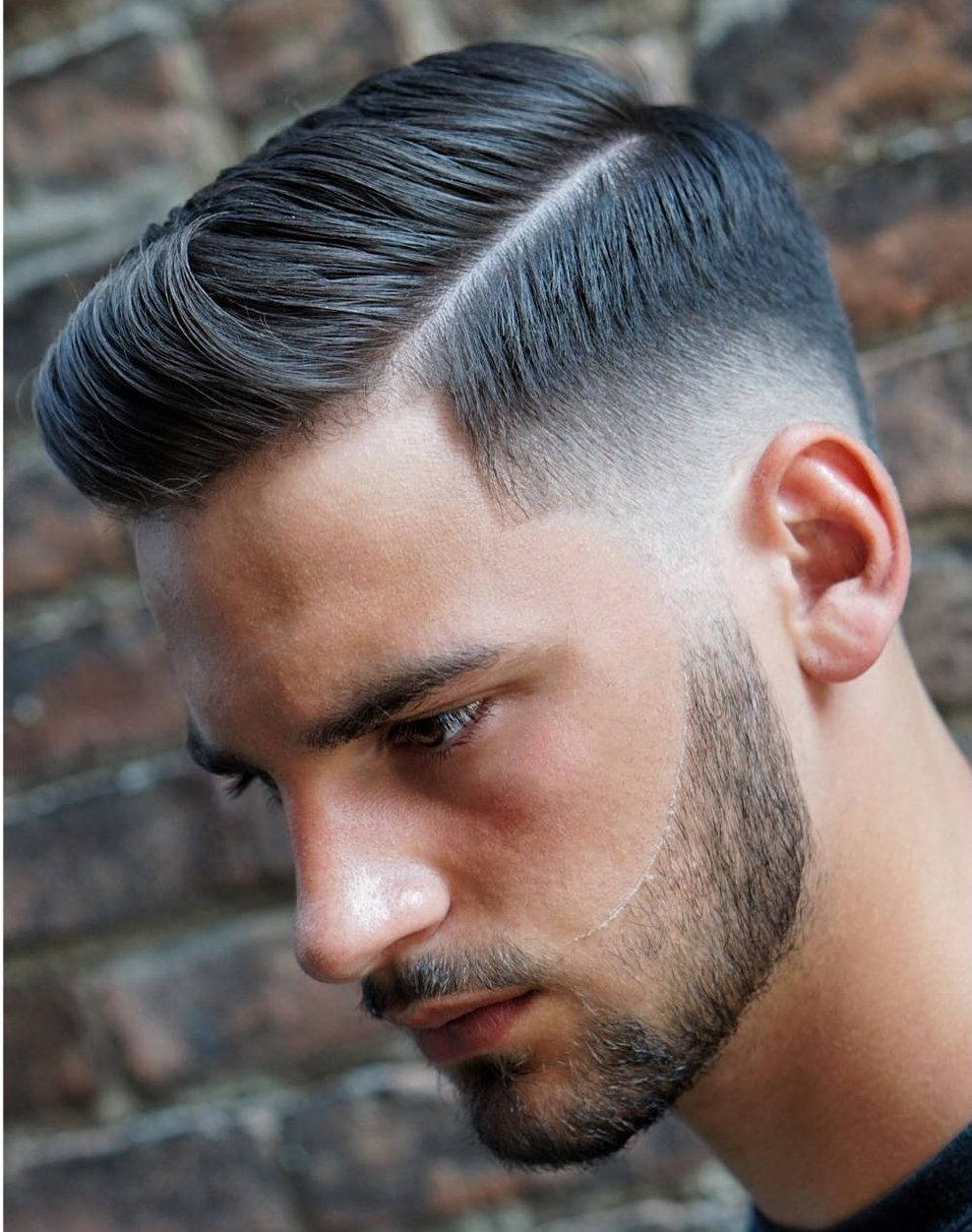 Download Side Part With Quiff Men Hair Style Wallpaper 