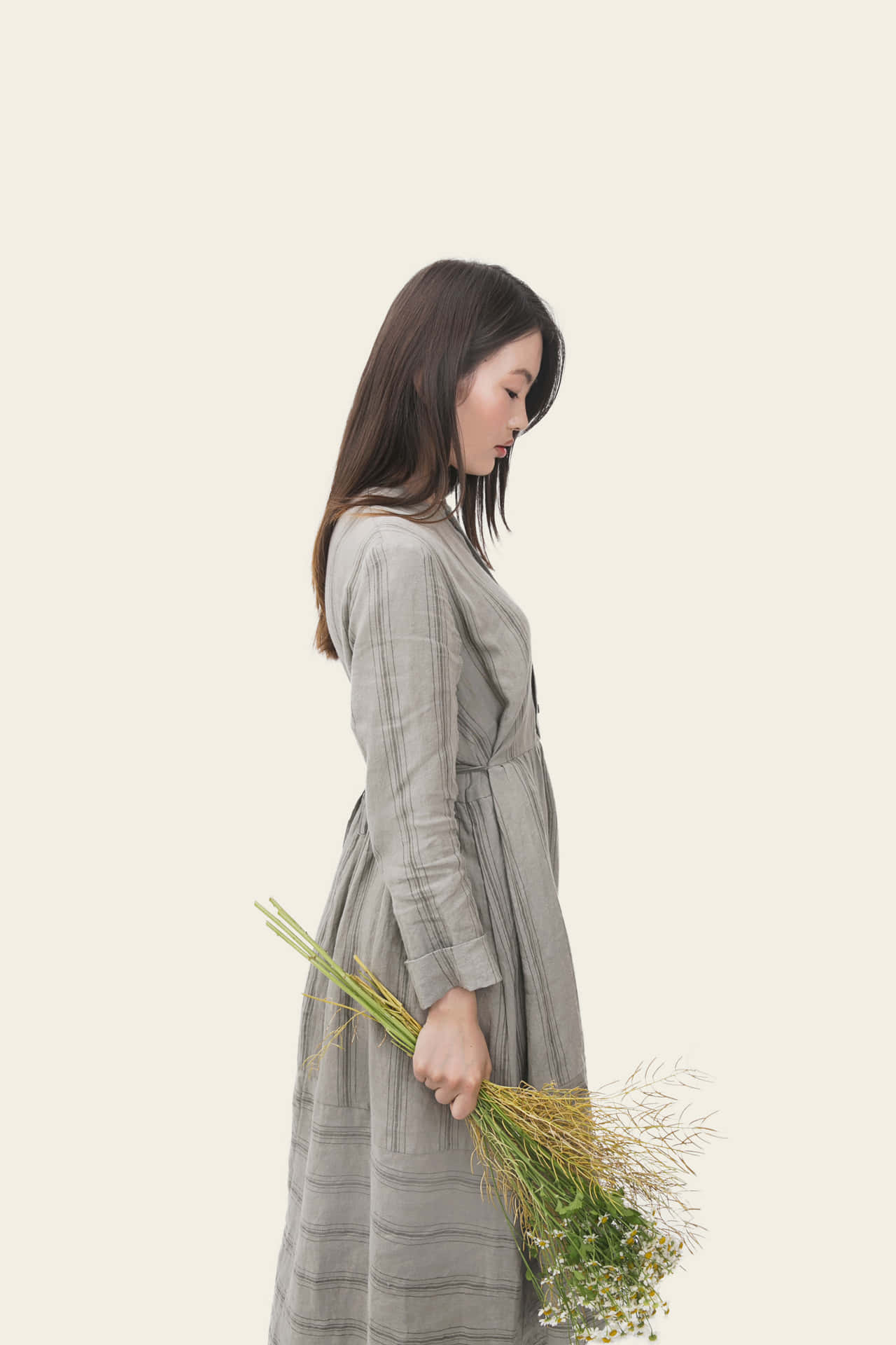 Beautiful Side Profile of Korean Actress Song Hye-Kyo Wallpaper