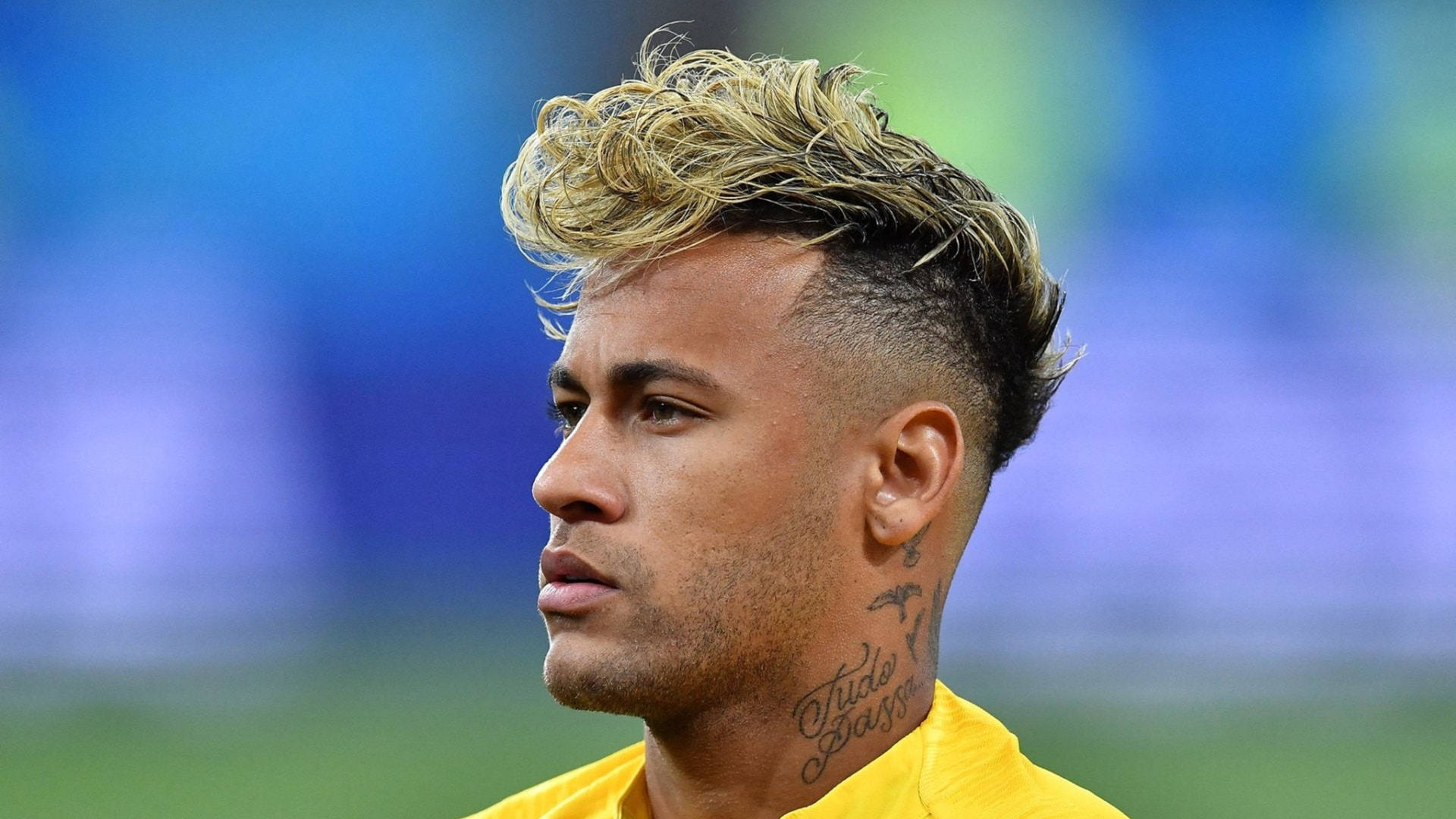 Sideprofil Neymar 4K Tapet Wallpaper