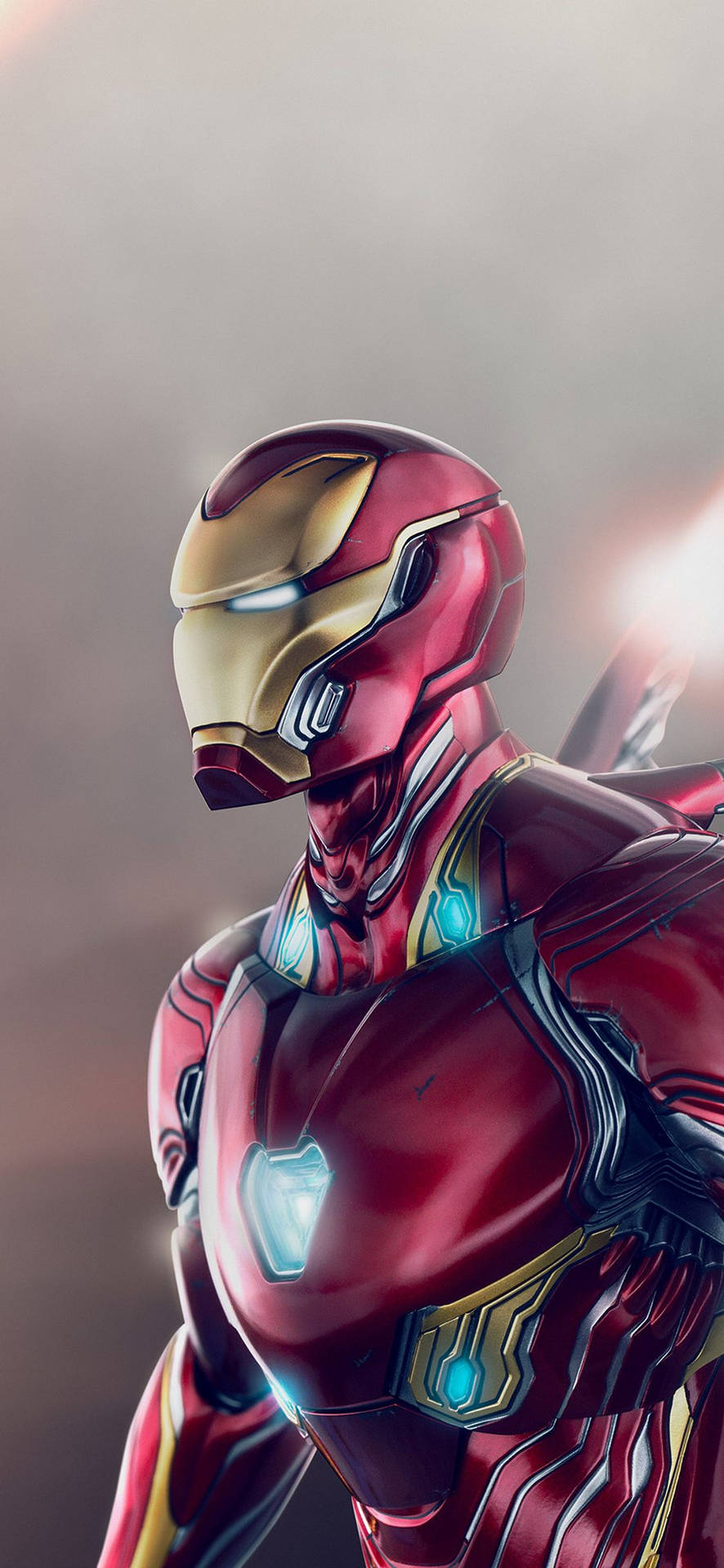 Profilo Laterale Di Iron Man Android Sfondo