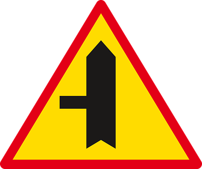 Side Road Traffic Sign PNG