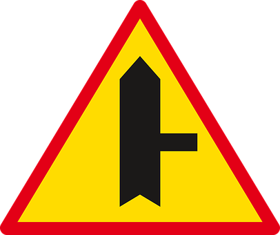 Side Road Traffic Sign PNG