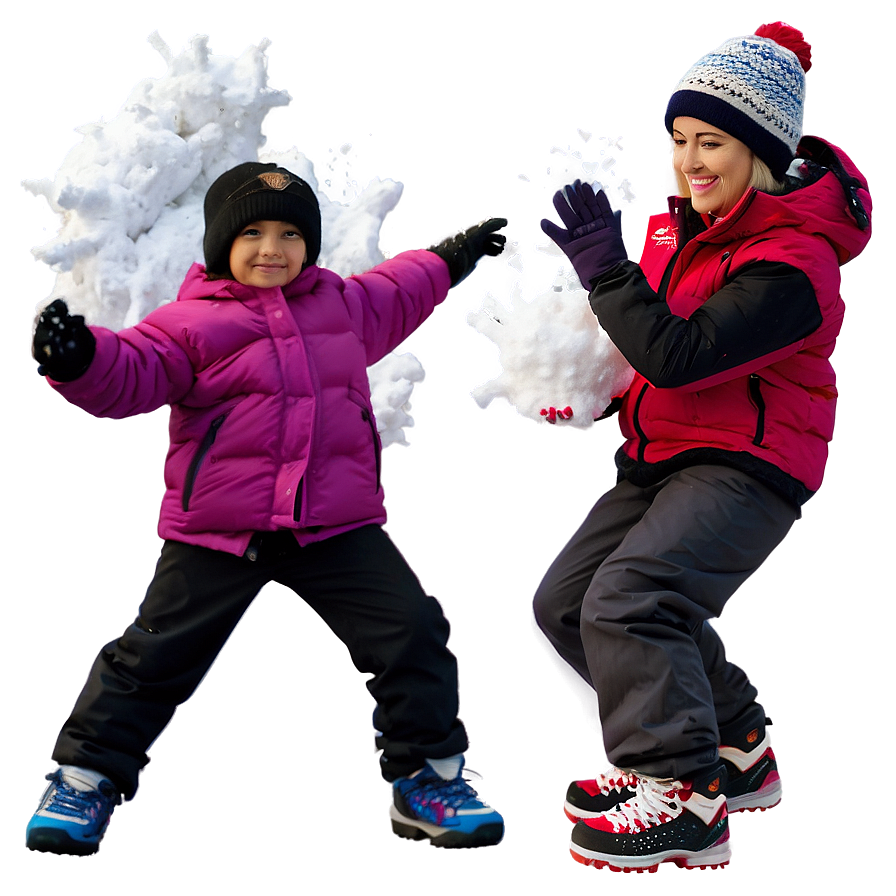 Download Side-splitting Snowball Fight Png 05062024 | Wallpapers.com