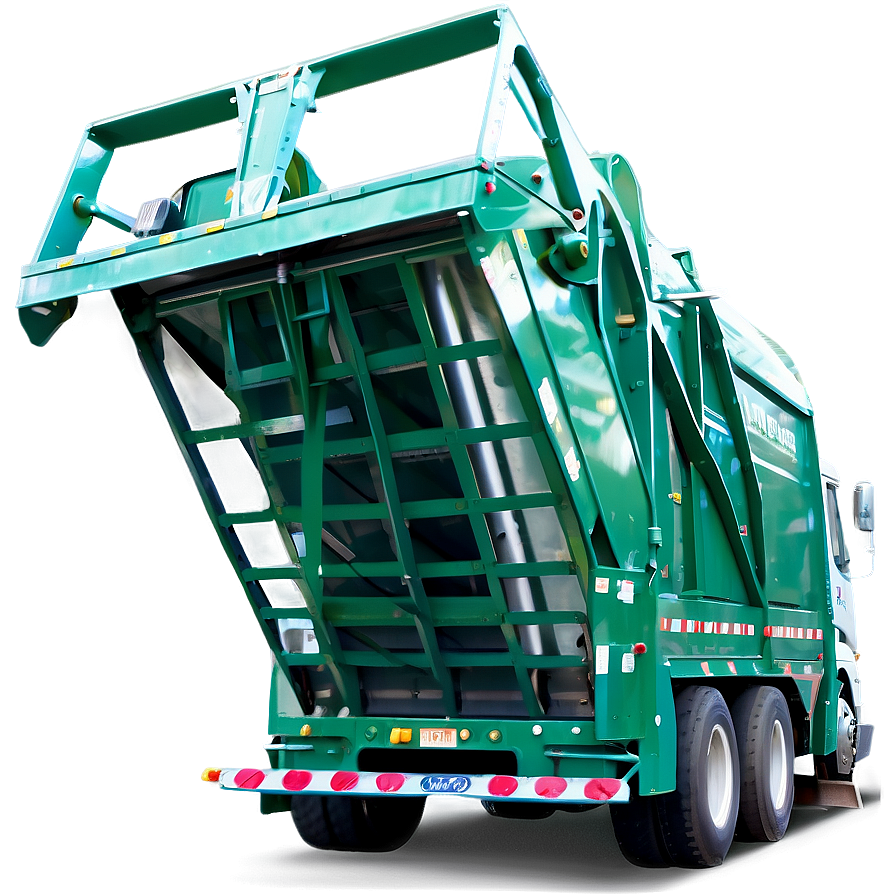 Side View Garbage Truck Png 06202024 PNG