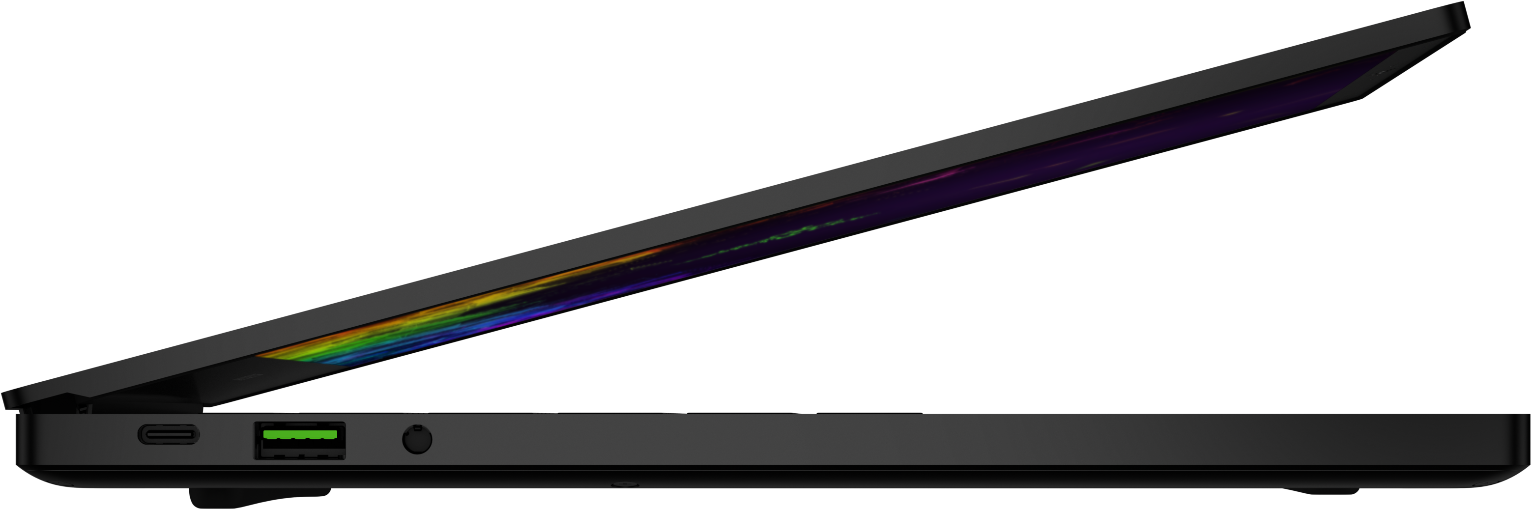 Side View Modern Laptop PNG