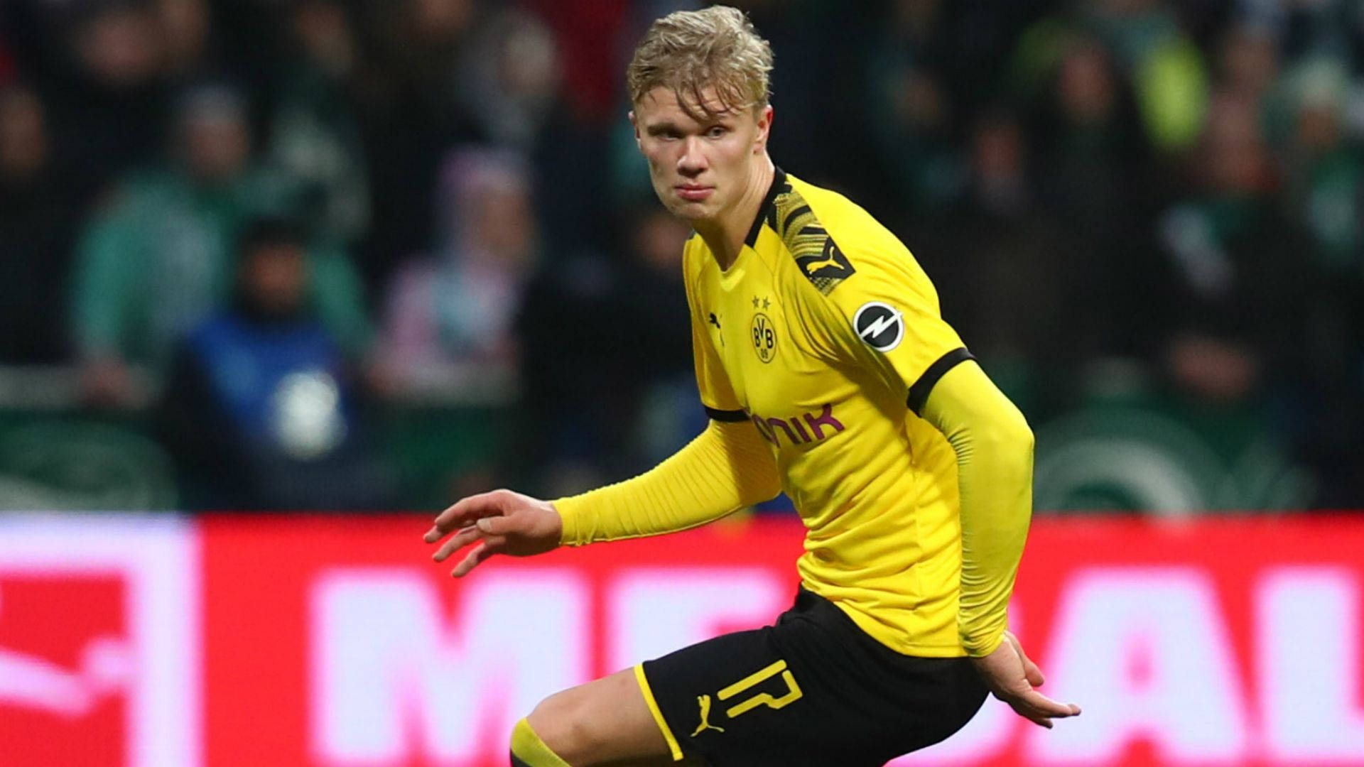 Side View Of Bvb Striker Erling Haaland Picture
