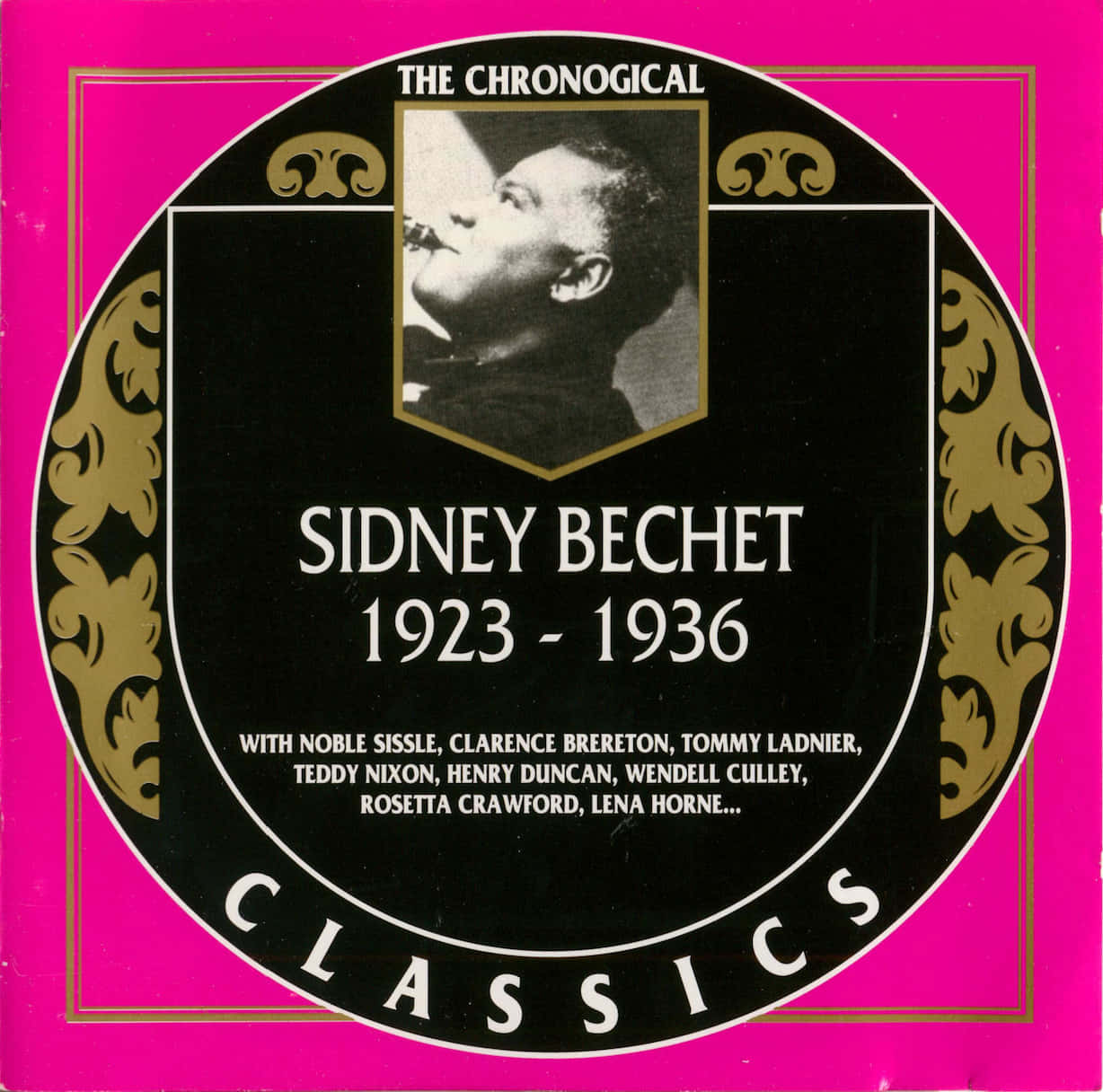 Sidneybrechet 1923-1936 Klassiker Vinyl Cover Wallpaper