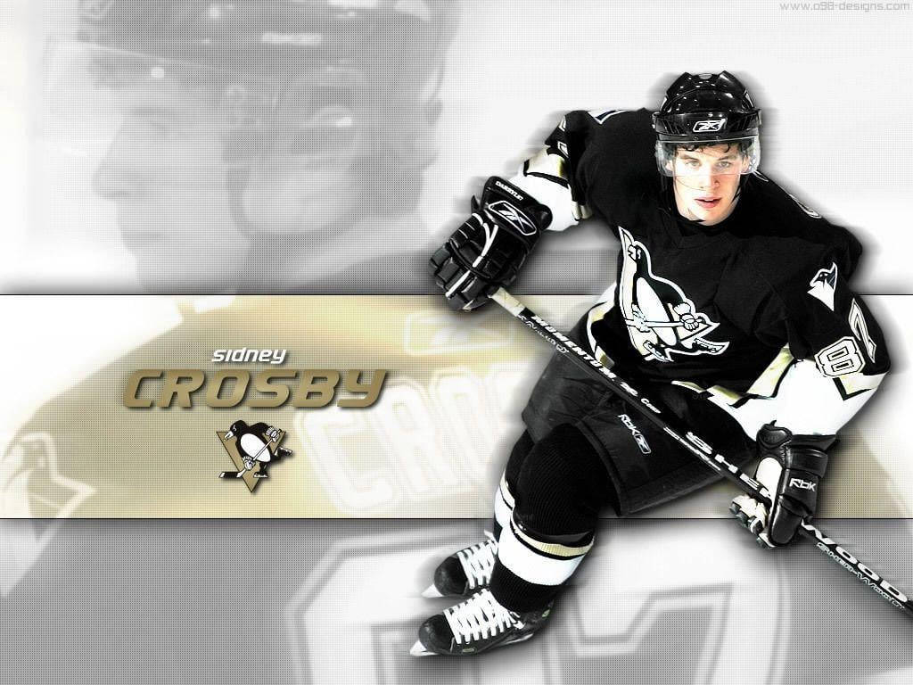 Sidney Crosby Captain Of Pittsburgh Penguin Background