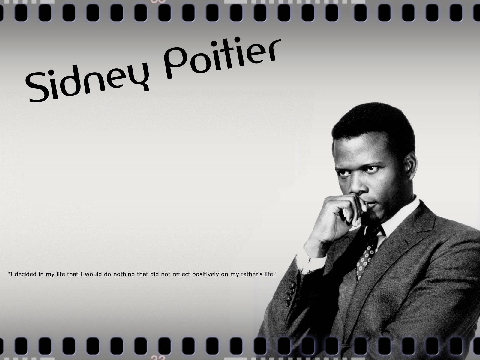 Sidney Poitier Bahamian-American Actor Wallpaper