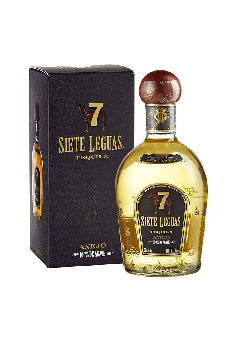 Botellade Tequila Anejo Siete Leguas Fondo de pantalla