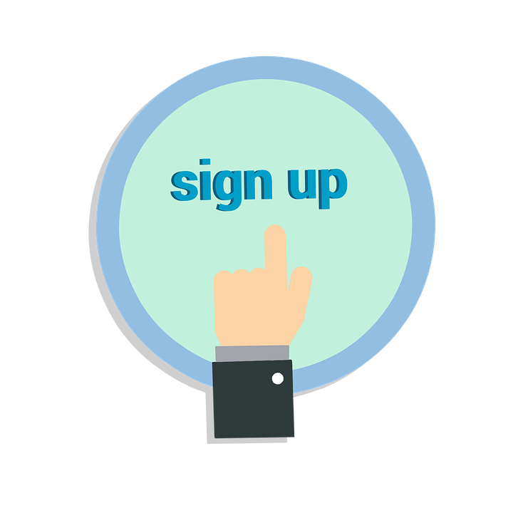Sign Up Button Graphic PNG