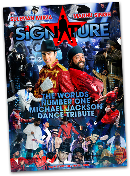 Download Signature Michael Jackson Dance Tribute Poster | Wallpapers.com