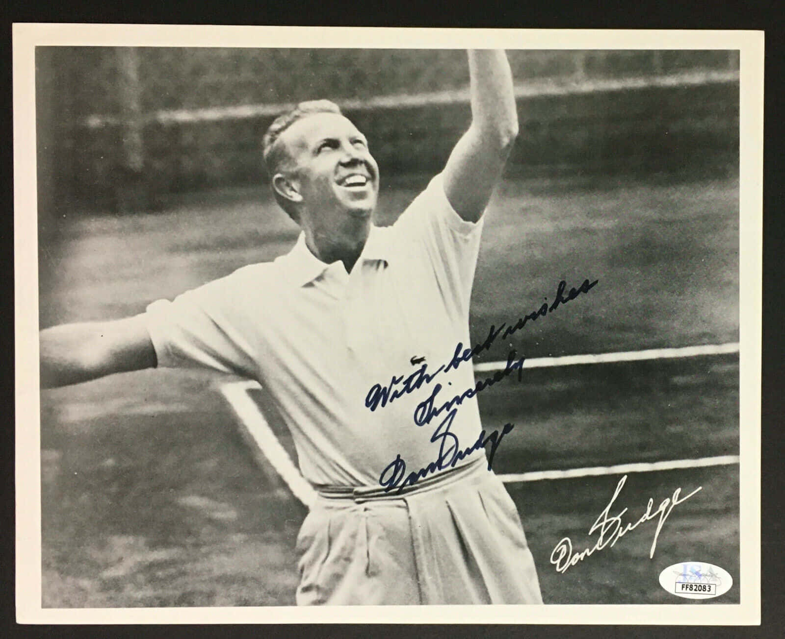 Signed Photo Of Don Budge Wallpaper