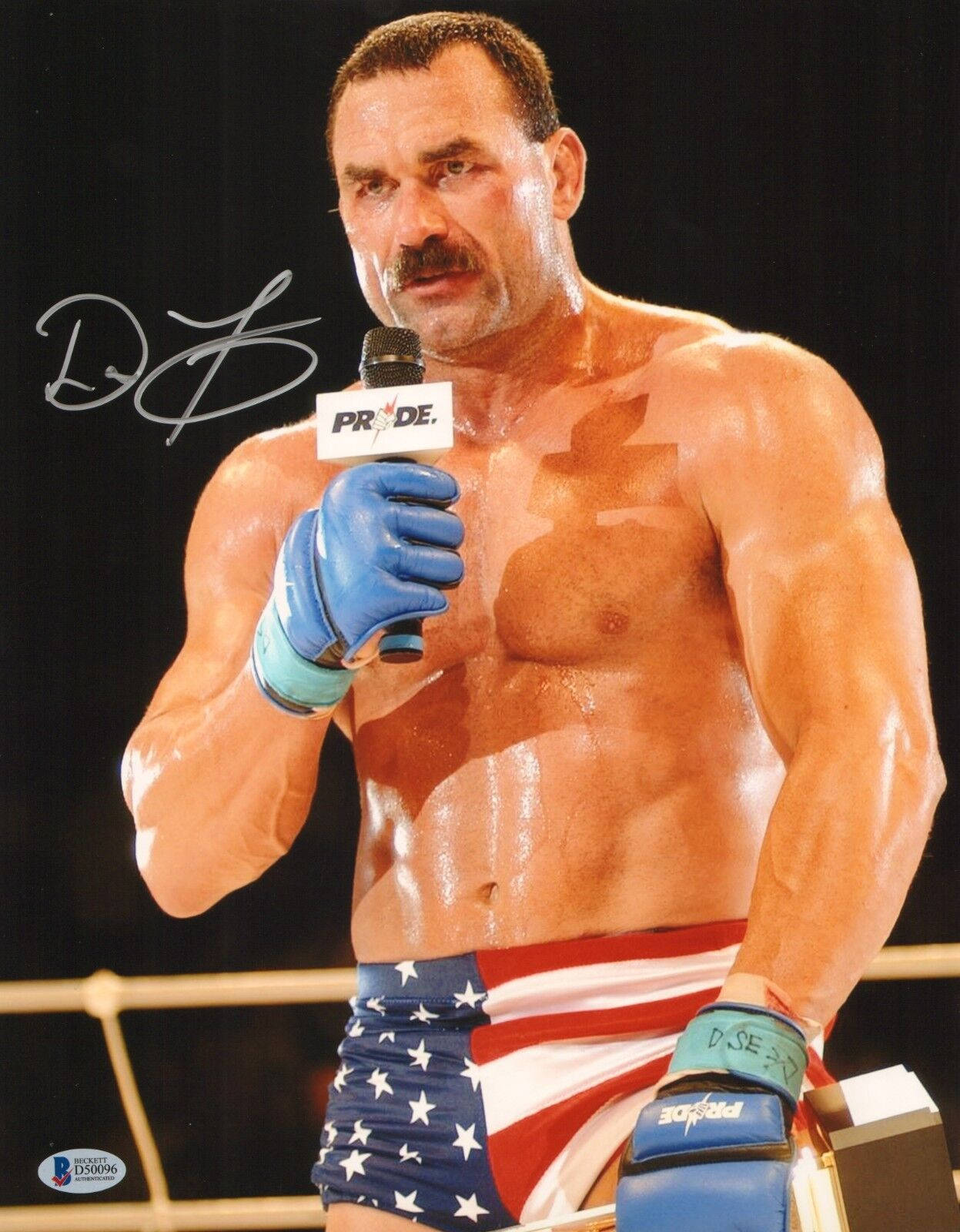 Signed Photograph Of Don Frye Wallpaper