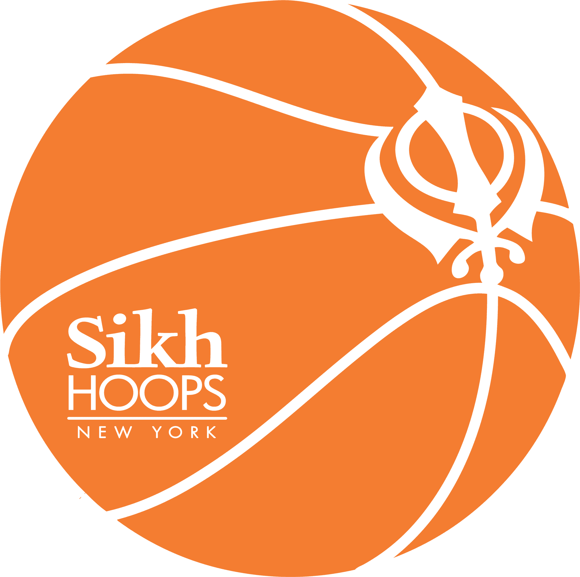 Sikh Hoops Basketball Logo PNG