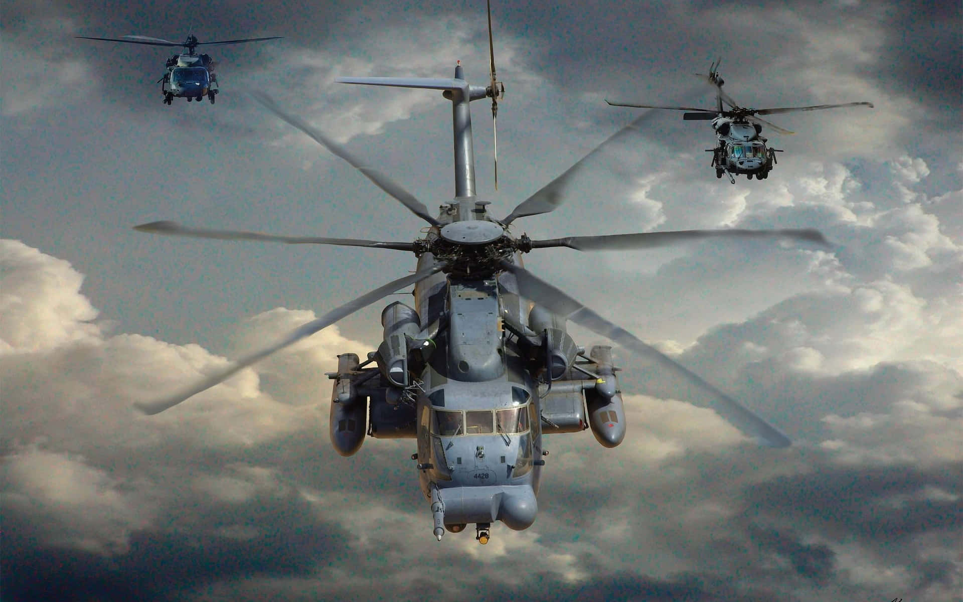Download Sikorsky Ch-53e Super Stallion Cool Helicopters Wallpaper |  