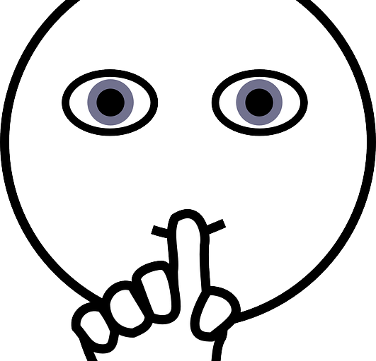 Silence Gesture Cartoon Character PNG