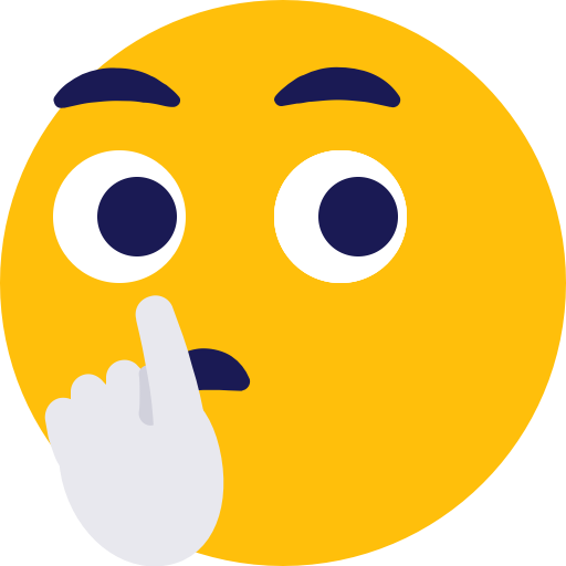 Silence Please Emoji PNG