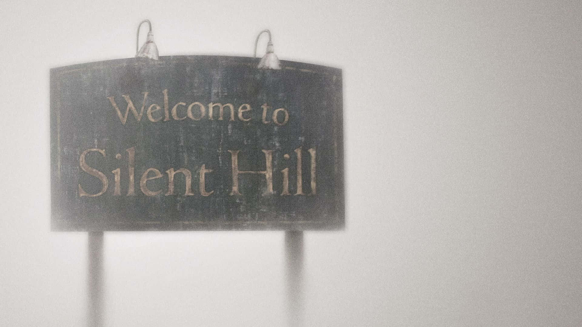 Umaplaca Que Diz Bem-vindo A Silent Hill