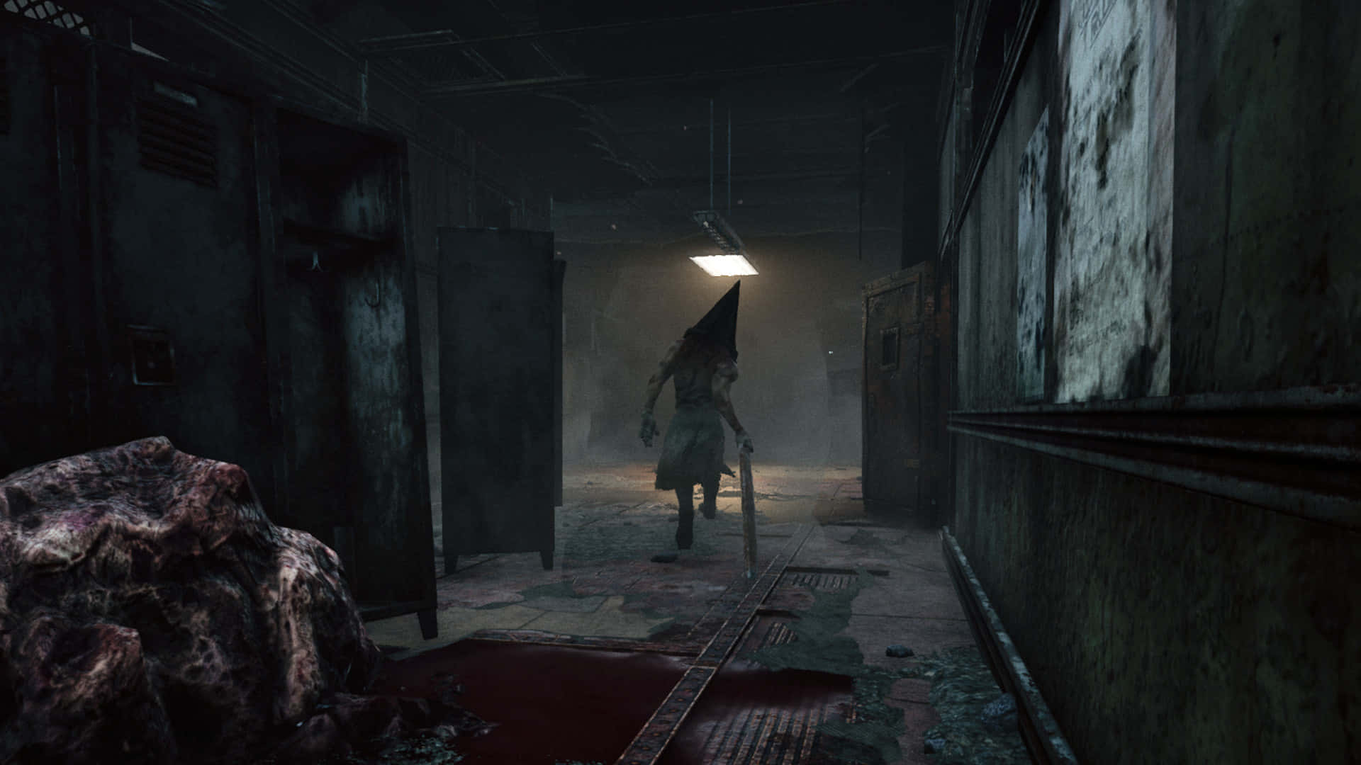 Udforskden Mørke Og Mystiske By Silent Hill - I Kontekst Af Computer Eller Mobil Tapet.