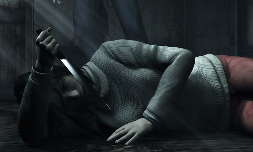 The eerie world of Silent Hill with its iconic characters Wallpaper