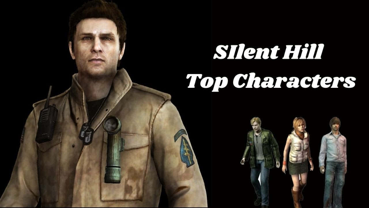 Intense portrait of the Silent Hill characters Wallpaper