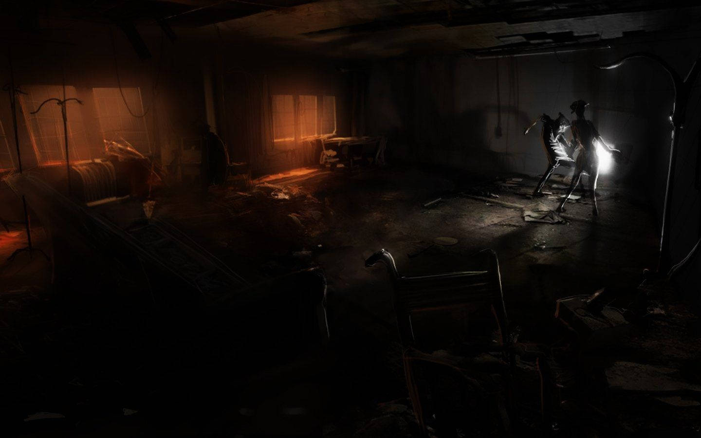 Silent Hill Creepy Dark Nurses Background