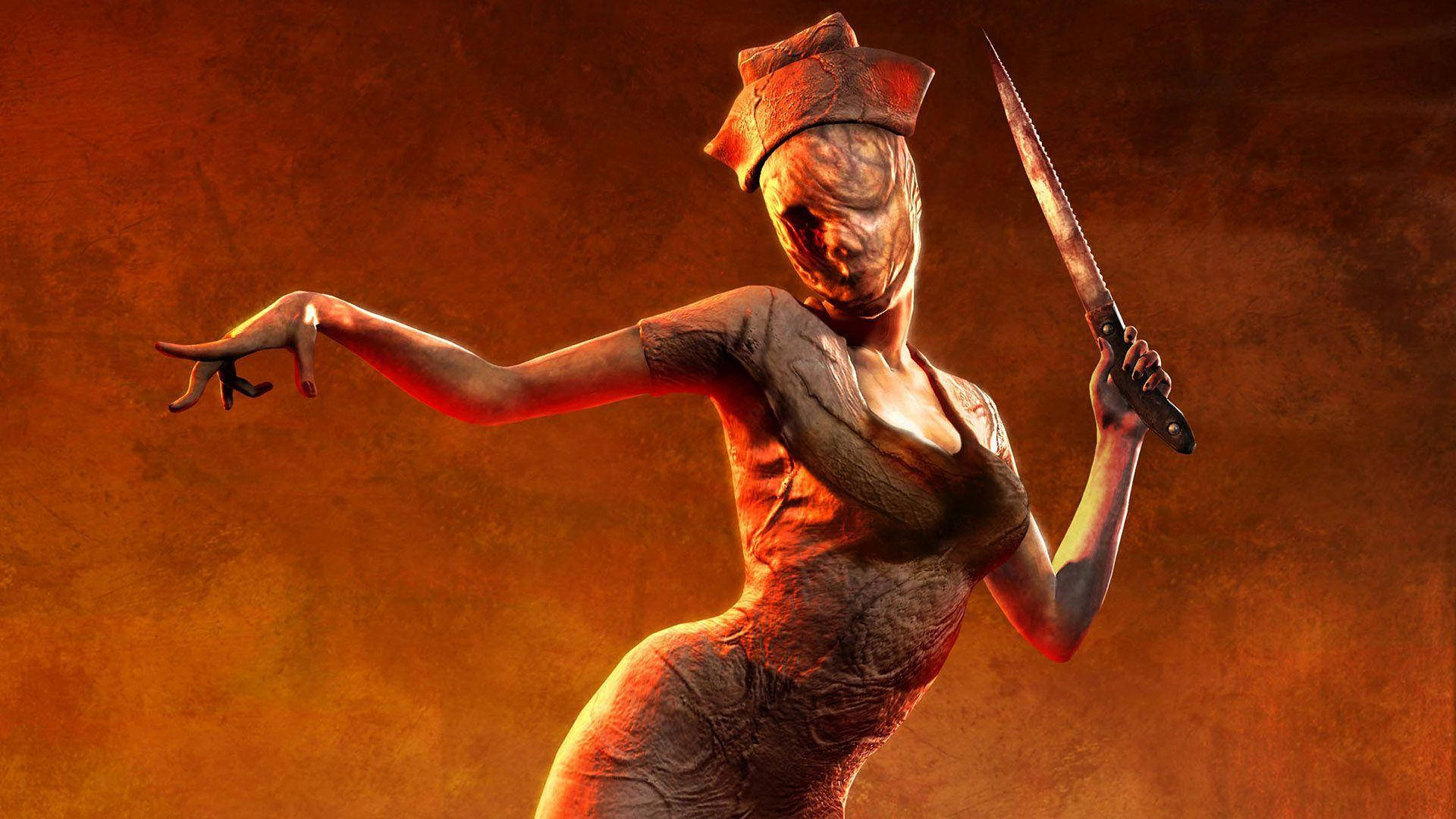 Silent Hill Pyramid Head and the Faceless Nurse Costume