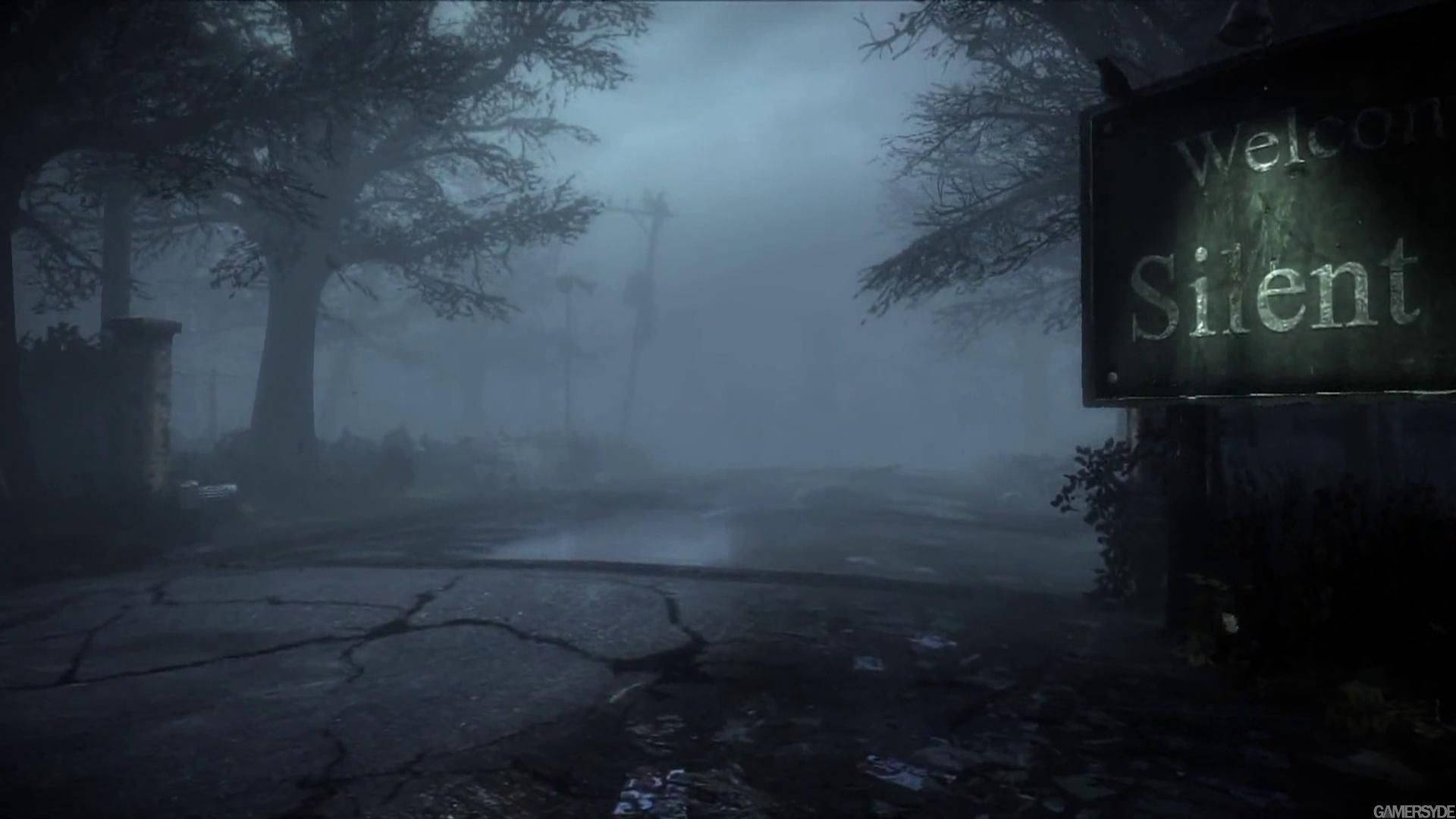Silent Hill Foggy Entrance Background
