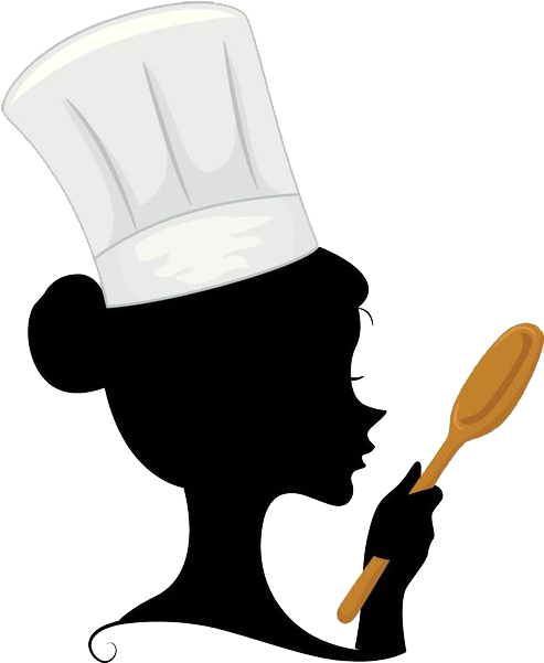 Silhouette Chef Tasting Spoon PNG